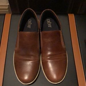 Dress Sneaker brown by Crevo leather upper